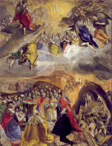 El Greco, Adorazione del Nome di Gesù (1579)